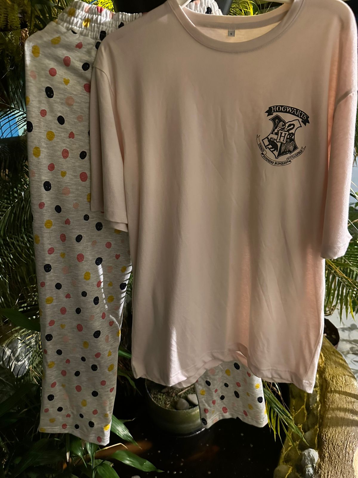 Color Dot Pyjama Pant Set